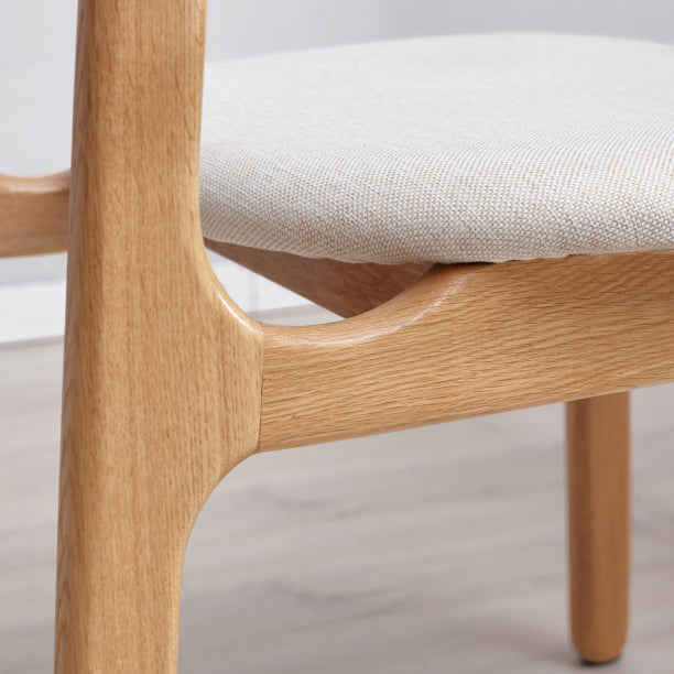 Solid Wood Scandinavian Dining Room Chair Matte Finish Open Back Dining Side Chair Clearhalo ' kitchen&dining_furn' 'Dining Chairs' 'Dining Tables & Seating' 'dining_chair' 'furn' 'furn_dining_chair' 'Furniture' 'furniture_dining_chair' 'Kitchen & Dining Furniture' 'kitchen' 3483361