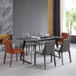 Contemporary Metal Kitchen Dining Side Chair Solid Back Dining Side Chair Clearhalo ' kitchen&dining_furn' 'Dining Chairs' 'Dining Tables & Seating' 'dining_chair' 'furn' 'furn_dining_chair' 'Furniture' 'furniture_dining_chair' 'Kitchen & Dining Furniture' 'kitchen' 3483413