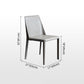 Contemporary Metal Kitchen Dining Side Chair Solid Back Dining Side Chair Clearhalo ' kitchen&dining_furn' 'Dining Chairs' 'Dining Tables & Seating' 'dining_chair' 'furn' 'furn_dining_chair' 'Furniture' 'furniture_dining_chair' 'Kitchen & Dining Furniture' 'kitchen' 3483423