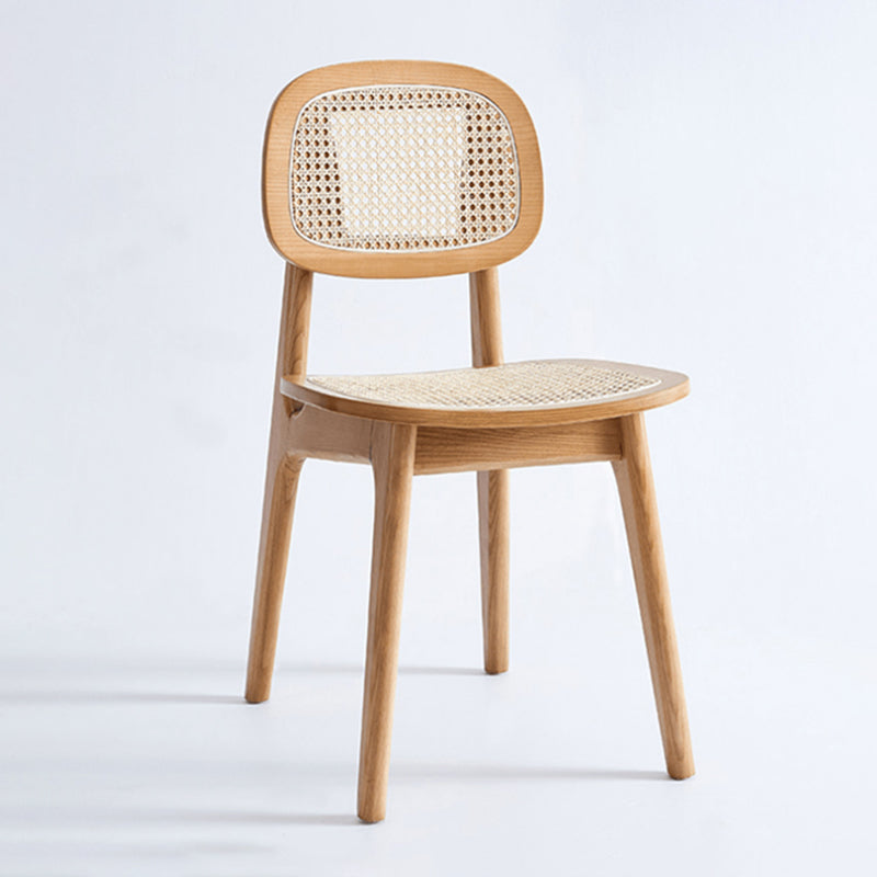 Solid Wood Traditional Dining Room Chair Matte Finish Open Back Dining Side Chair Natural 1 Piece Clearhalo ' kitchen&dining_furn' 'Dining Chairs' 'Dining Tables & Seating' 'dining_chair' 'furn' 'furn_dining_chair' 'Furniture' 'furniture_dining_chair' 'Kitchen & Dining Furniture' 'kitchen' 3483449