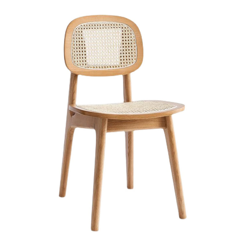 Solid Wood Traditional Dining Room Chair Matte Finish Open Back Dining Side Chair Clearhalo ' kitchen&dining_furn' 'Dining Chairs' 'Dining Tables & Seating' 'dining_chair' 'furn' 'furn_dining_chair' 'Furniture' 'furniture_dining_chair' 'Kitchen & Dining Furniture' 'kitchen' 3483457