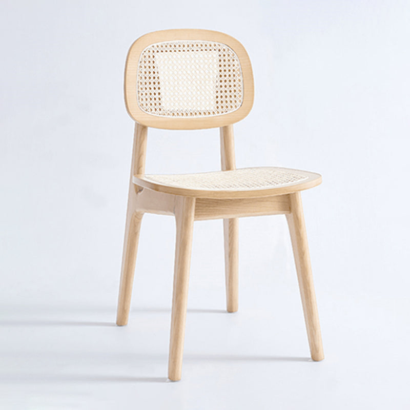 Solid Wood Traditional Dining Room Chair Matte Finish Open Back Dining Side Chair Wood 1 Piece Clearhalo ' kitchen&dining_furn' 'Dining Chairs' 'Dining Tables & Seating' 'dining_chair' 'furn' 'furn_dining_chair' 'Furniture' 'furniture_dining_chair' 'Kitchen & Dining Furniture' 'kitchen' 3483461