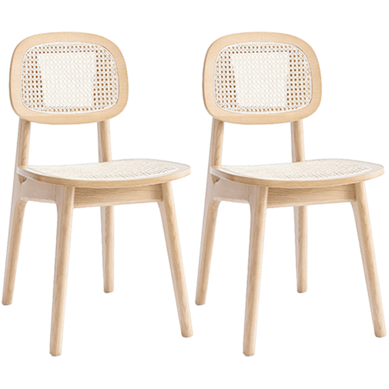 Solid Wood Traditional Dining Room Chair Matte Finish Open Back Dining Side Chair Wood 2 Piece Set Clearhalo ' kitchen&dining_furn' 'Dining Chairs' 'Dining Tables & Seating' 'dining_chair' 'furn' 'furn_dining_chair' 'Furniture' 'furniture_dining_chair' 'Kitchen & Dining Furniture' 'kitchen' 3483462