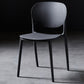Modern Plastic Open Back Side Chair 32"H Acrylic Dining Chair for Restaurant Bedroom Dark Gray 1 Piece Clearhalo ' kitchen&dining_furn' 'Dining Chairs' 'Dining Tables & Seating' 'dining_chair' 'furn' 'furn_dining_chair' 'Furniture' 'furniture_dining_chair' 'Kitchen & Dining Furniture' 'kitchen' 3483517