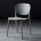 Modern Plastic Open Back Side Chair 32"H Acrylic Dining Chair for Restaurant Bedroom Light Gray 1 Piece Clearhalo ' kitchen&dining_furn' 'Dining Chairs' 'Dining Tables & Seating' 'dining_chair' 'furn' 'furn_dining_chair' 'Furniture' 'furniture_dining_chair' 'Kitchen & Dining Furniture' 'kitchen' 3483528