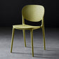 Modern Plastic Open Back Side Chair 32"H Acrylic Dining Chair for Restaurant Bedroom Light Green 1 Piece Clearhalo ' kitchen&dining_furn' 'Dining Chairs' 'Dining Tables & Seating' 'dining_chair' 'furn' 'furn_dining_chair' 'Furniture' 'furniture_dining_chair' 'Kitchen & Dining Furniture' 'kitchen' 3483534