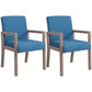 Contemporary Home Arm Chair Parsons Back Upholstered Wood Dining Room Chair Blue 2 Piece Set Clearhalo ' kitchen&dining_furn' 'Dining Chairs' 'Dining Tables & Seating' 'dining_chair' 'furn' 'furn_dining_chair' 'Furniture' 'furniture_dining_chair' 'Kitchen & Dining Furniture' 'kitchen' 3483606