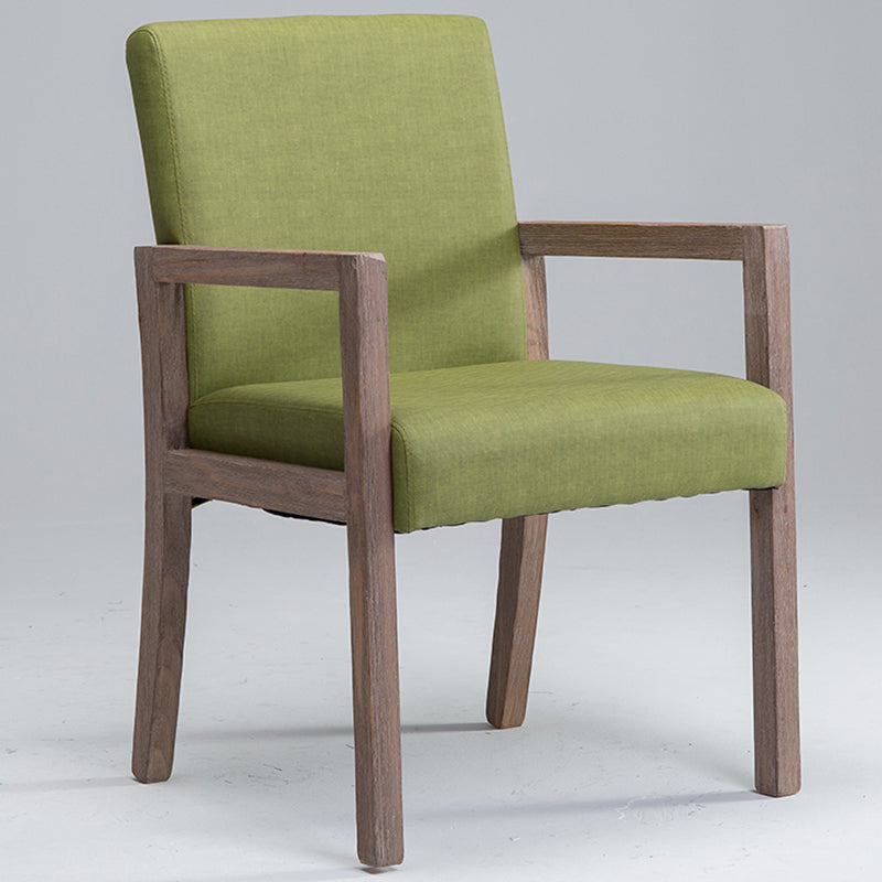 Contemporary Home Arm Chair Parsons Back Upholstered Wood Dining Room Chair Light Green 1 Piece Clearhalo ' kitchen&dining_furn' 'Dining Chairs' 'Dining Tables & Seating' 'dining_chair' 'furn' 'furn_dining_chair' 'Furniture' 'furniture_dining_chair' 'Kitchen & Dining Furniture' 'kitchen' 3483608