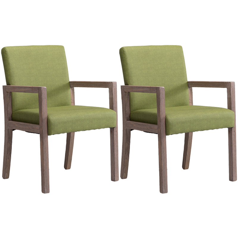 Contemporary Home Arm Chair Parsons Back Upholstered Wood Dining Room Chair Light Green 2 Piece Set Clearhalo ' kitchen&dining_furn' 'Dining Chairs' 'Dining Tables & Seating' 'dining_chair' 'furn' 'furn_dining_chair' 'Furniture' 'furniture_dining_chair' 'Kitchen & Dining Furniture' 'kitchen' 3483609