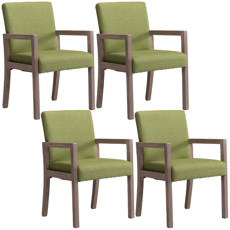 Contemporary Home Arm Chair Parsons Back Upholstered Wood Dining Room Chair Light Green 4 Piece Set Clearhalo ' kitchen&dining_furn' 'Dining Chairs' 'Dining Tables & Seating' 'dining_chair' 'furn' 'furn_dining_chair' 'Furniture' 'furniture_dining_chair' 'Kitchen & Dining Furniture' 'kitchen' 3483610