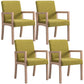 Contemporary Home Arm Chair Parsons Back Upholstered Wood Dining Room Chair Green 4 Piece Set Clearhalo ' kitchen&dining_furn' 'Dining Chairs' 'Dining Tables & Seating' 'dining_chair' 'furn' 'furn_dining_chair' 'Furniture' 'furniture_dining_chair' 'Kitchen & Dining Furniture' 'kitchen' 3483616