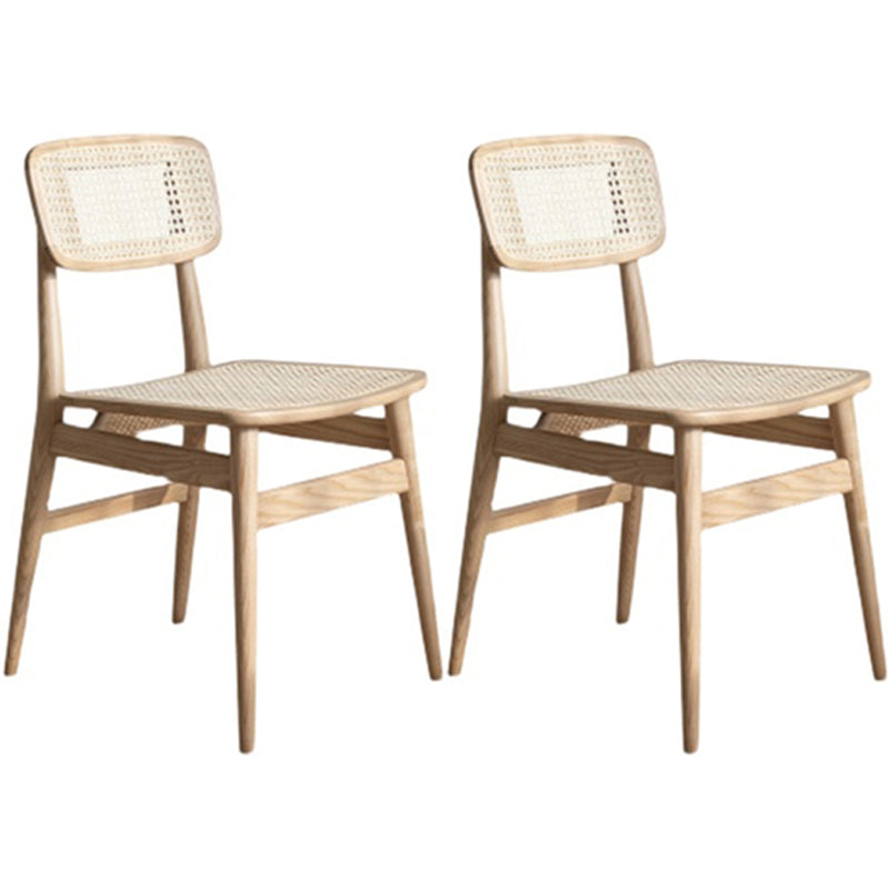 Solid Wood Traditional Dining Chair Matte Finish Open Back Dining Side Chair Wood 2 Piece Set Clearhalo ' kitchen&dining_furn' 'Dining Chairs' 'Dining Tables & Seating' 'dining_chair' 'furn' 'furn_dining_chair' 'Furniture' 'furniture_dining_chair' 'Kitchen & Dining Furniture' 'kitchen' 3483632