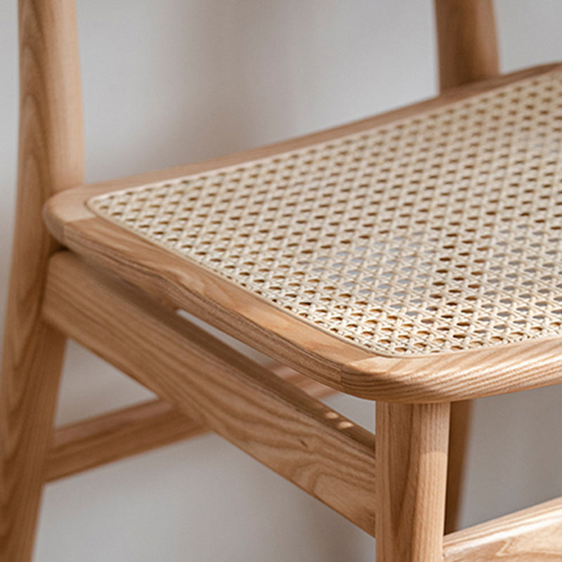 Solid Wood Traditional Dining Chair Matte Finish Open Back Dining Side Chair Clearhalo ' kitchen&dining_furn' 'Dining Chairs' 'Dining Tables & Seating' 'dining_chair' 'furn' 'furn_dining_chair' 'Furniture' 'furniture_dining_chair' 'Kitchen & Dining Furniture' 'kitchen' 3483640