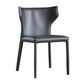 Contemporary Kitchen Solid Back Dining Side Chair Metal Dining Side Chair Clearhalo ' kitchen&dining_furn' 'Dining Chairs' 'Dining Tables & Seating' 'dining_chair' 'furn' 'furn_dining_chair' 'Furniture' 'furniture_dining_chair' 'Kitchen & Dining Furniture' 'kitchen' 3483659
