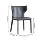 Contemporary Kitchen Solid Back Dining Side Chair Metal Dining Side Chair Clearhalo ' kitchen&dining_furn' 'Dining Chairs' 'Dining Tables & Seating' 'dining_chair' 'furn' 'furn_dining_chair' 'Furniture' 'furniture_dining_chair' 'Kitchen & Dining Furniture' 'kitchen' 3483665
