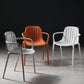 Contemporary Plastic Dining Arm Chair Windsor Back Side Chair for Home Use Clearhalo ' kitchen&dining_furn' 'Dining Chairs' 'Dining Tables & Seating' 'dining_chair' 'furn' 'furn_dining_chair' 'Furniture' 'furniture_dining_chair' 'Kitchen & Dining Furniture' 'kitchen' 3483757