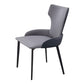 Metal Contemporary Style Home Side Chair Wingback Side Chair of 21'' Wide Chair Clearhalo ' kitchen&dining_furn' 'Dining Chairs' 'Dining Tables & Seating' 'dining_chair' 'furn' 'furn_dining_chair' 'Furniture' 'furniture_dining_chair' 'Kitchen & Dining Furniture' 'kitchen' 3483777