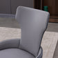 Metal Contemporary Style Home Side Chair Wingback Side Chair of 21'' Wide Chair Clearhalo ' kitchen&dining_furn' 'Dining Chairs' 'Dining Tables & Seating' 'dining_chair' 'furn' 'furn_dining_chair' 'Furniture' 'furniture_dining_chair' 'Kitchen & Dining Furniture' 'kitchen' 3483779