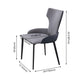 Metal Contemporary Style Home Side Chair Wingback Side Chair of 21'' Wide Chair Clearhalo ' kitchen&dining_furn' 'Dining Chairs' 'Dining Tables & Seating' 'dining_chair' 'furn' 'furn_dining_chair' 'Furniture' 'furniture_dining_chair' 'Kitchen & Dining Furniture' 'kitchen' 3483786