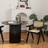 Solid Wood Traditional Dining Room Chair Matte Finish Cane Back Dining Arm Chairs Clearhalo ' kitchen&dining_furn' 'Dining Chairs' 'Dining Tables & Seating' 'dining_chair' 'furn' 'furn_dining_chair' 'Furniture' 'furniture_dining_chair' 'Kitchen & Dining Furniture' 'kitchen' 3483820