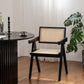 Solid Wood Traditional Dining Room Chair Matte Finish Cane Back Dining Arm Chairs Clearhalo ' kitchen&dining_furn' 'Dining Chairs' 'Dining Tables & Seating' 'dining_chair' 'furn' 'furn_dining_chair' 'Furniture' 'furniture_dining_chair' 'Kitchen & Dining Furniture' 'kitchen' 3483825