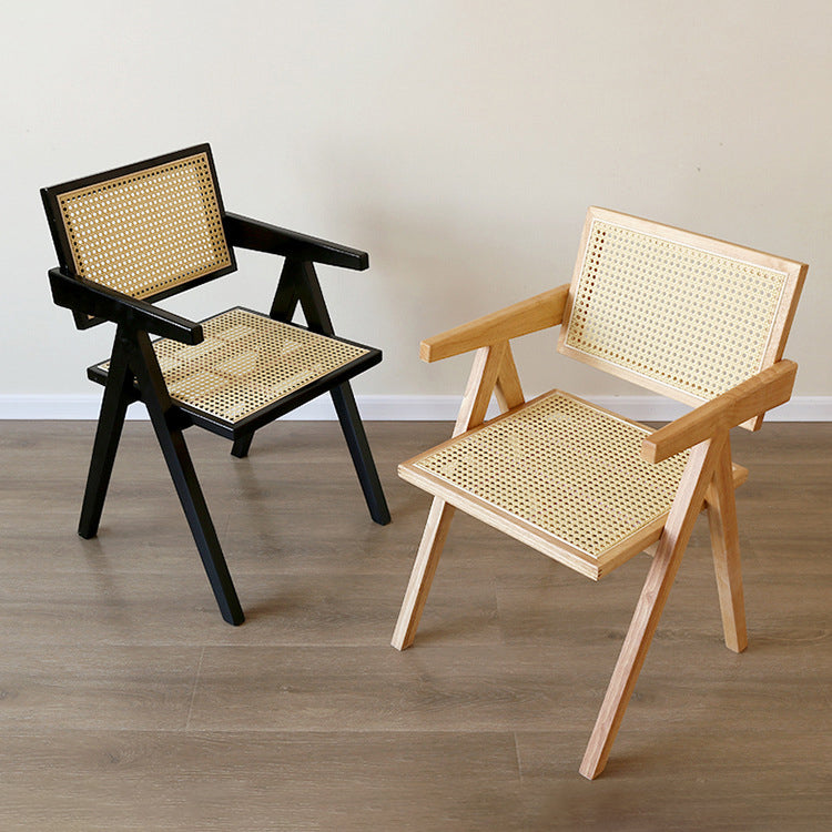 Modern Style Kitchen Dining Room Wood Chair Set Open Back Arm Chairs Set Clearhalo ' kitchen&dining_furn' 'Dining Chairs' 'Dining Tables & Seating' 'dining_chair' 'furn' 'furn_dining_chair' 'Furniture' 'furniture_dining_chair' 'Kitchen & Dining Furniture' 'kitchen' 3483837