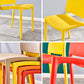 Modern Contemporary Plastic Side Chairs Multicolor Open Back Side Chair Set Clearhalo ' kitchen&dining_furn' 'Dining Chairs' 'Dining Tables & Seating' 'dining_chair' 'furn' 'furn_dining_chair' 'Furniture' 'furniture_dining_chair' 'Kitchen & Dining Furniture' 'kitchen' 3483888