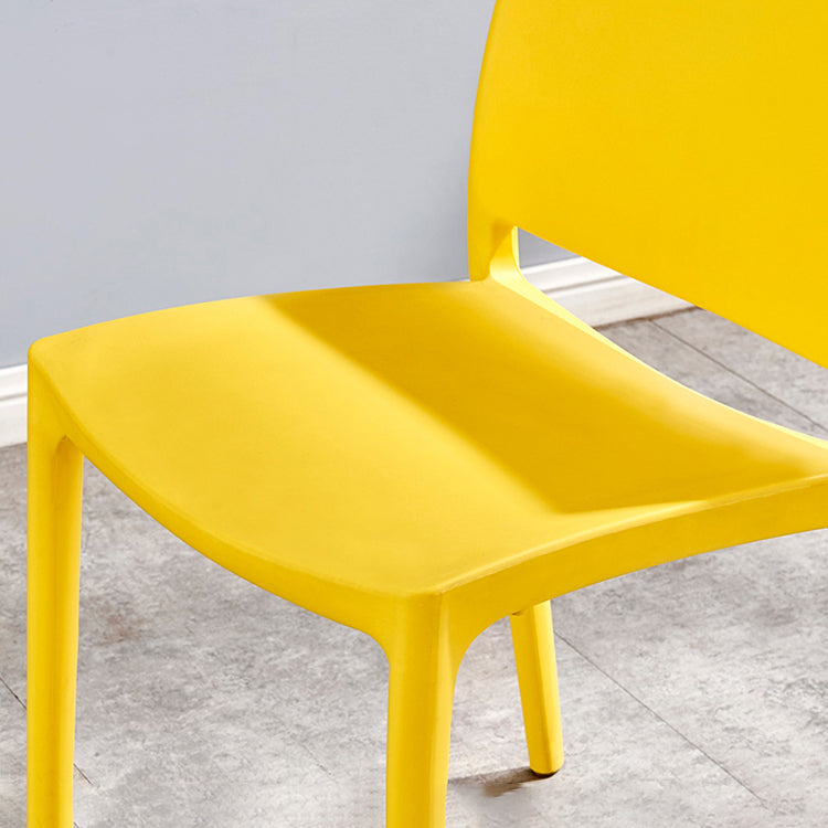 Modern Contemporary Plastic Side Chairs Multicolor Open Back Side Chair Set Clearhalo ' kitchen&dining_furn' 'Dining Chairs' 'Dining Tables & Seating' 'dining_chair' 'furn' 'furn_dining_chair' 'Furniture' 'furniture_dining_chair' 'Kitchen & Dining Furniture' 'kitchen' 3483895