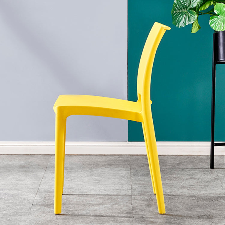 Modern Contemporary Plastic Side Chairs Multicolor Open Back Side Chair Set Clearhalo ' kitchen&dining_furn' 'Dining Chairs' 'Dining Tables & Seating' 'dining_chair' 'furn' 'furn_dining_chair' 'Furniture' 'furniture_dining_chair' 'Kitchen & Dining Furniture' 'kitchen' 3483902