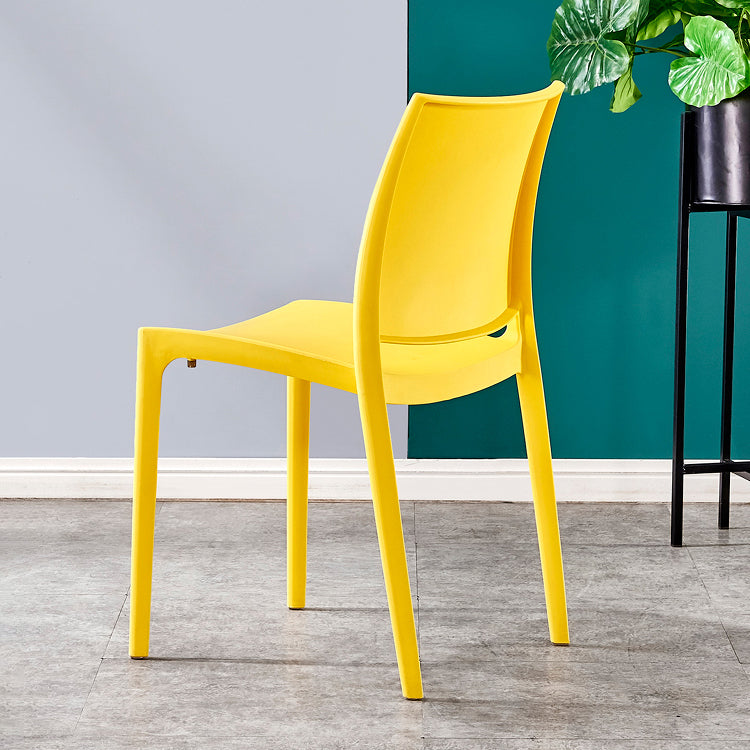 Modern Contemporary Plastic Side Chairs Multicolor Open Back Side Chair Set Clearhalo ' kitchen&dining_furn' 'Dining Chairs' 'Dining Tables & Seating' 'dining_chair' 'furn' 'furn_dining_chair' 'Furniture' 'furniture_dining_chair' 'Kitchen & Dining Furniture' 'kitchen' 3483904
