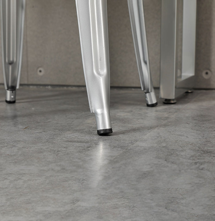 Metal Industrial Dining Chair Slat Back Stacking Arm Chair for Restaurant Clearhalo ' kitchen&dining_furn' 'Dining Chairs' 'Dining Tables & Seating' 'dining_chair' 'furn' 'furn_dining_chair' 'Furniture' 'furniture_dining_chair' 'Kitchen & Dining Furniture' 'kitchen' 3483959