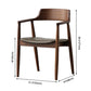 Contemporary Dining Chair 20'' Wide Open Arm Chair with 4 Wood Legs for Home Clearhalo ' kitchen&dining_furn' 'Dining Chairs' 'Dining Tables & Seating' 'dining_chair' 'furn' 'furn_dining_chair' 'Furniture' 'furniture_dining_chair' 'Kitchen & Dining Furniture' 'kitchen' 3484011