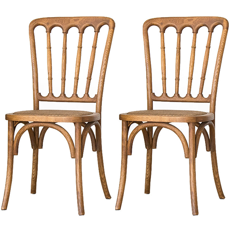 Solid Wood Traditional Dining Room Chairs Matte Finish Slat Back Chairs Light Wood 2 Piece Set Clearhalo ' kitchen&dining_furn' 'Dining Chairs' 'Dining Tables & Seating' 'dining_chair' 'furn' 'furn_dining_chair' 'Furniture' 'furniture_dining_chair' 'Kitchen & Dining Furniture' 'kitchen' 3484061