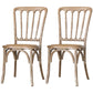 Solid Wood Traditional Dining Room Chairs Matte Finish Slat Back Chairs Grey 2 Piece Set Clearhalo ' kitchen&dining_furn' 'Dining Chairs' 'Dining Tables & Seating' 'dining_chair' 'furn' 'furn_dining_chair' 'Furniture' 'furniture_dining_chair' 'Kitchen & Dining Furniture' 'kitchen' 3484074
