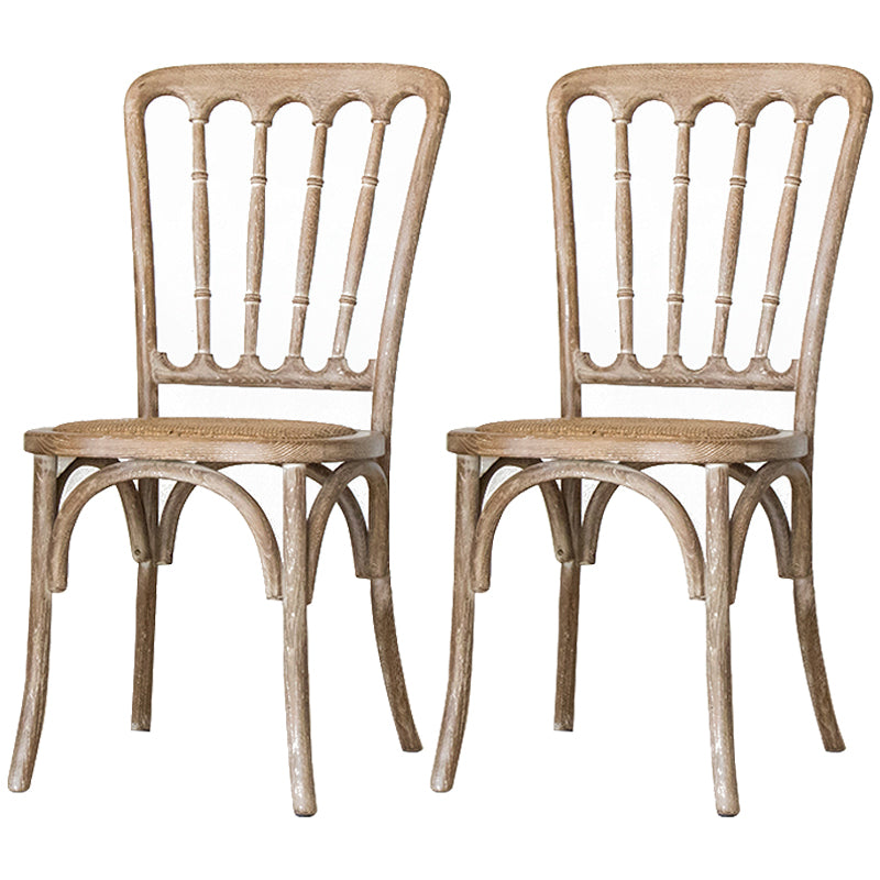 Solid Wood Traditional Dining Room Chairs Matte Finish Slat Back Chairs Grey 2 Piece Set Clearhalo ' kitchen&dining_furn' 'Dining Chairs' 'Dining Tables & Seating' 'dining_chair' 'furn' 'furn_dining_chair' 'Furniture' 'furniture_dining_chair' 'Kitchen & Dining Furniture' 'kitchen' 3484074