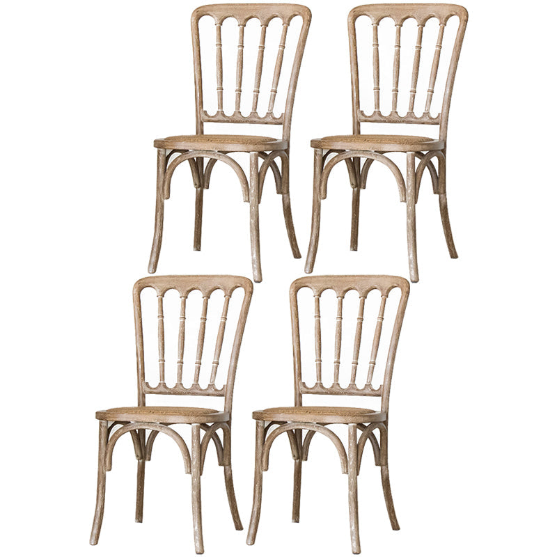 Solid Wood Traditional Dining Room Chairs Matte Finish Slat Back Chairs Grey 4 Piece Set Clearhalo ' kitchen&dining_furn' 'Dining Chairs' 'Dining Tables & Seating' 'dining_chair' 'furn' 'furn_dining_chair' 'Furniture' 'furniture_dining_chair' 'Kitchen & Dining Furniture' 'kitchen' 3484075