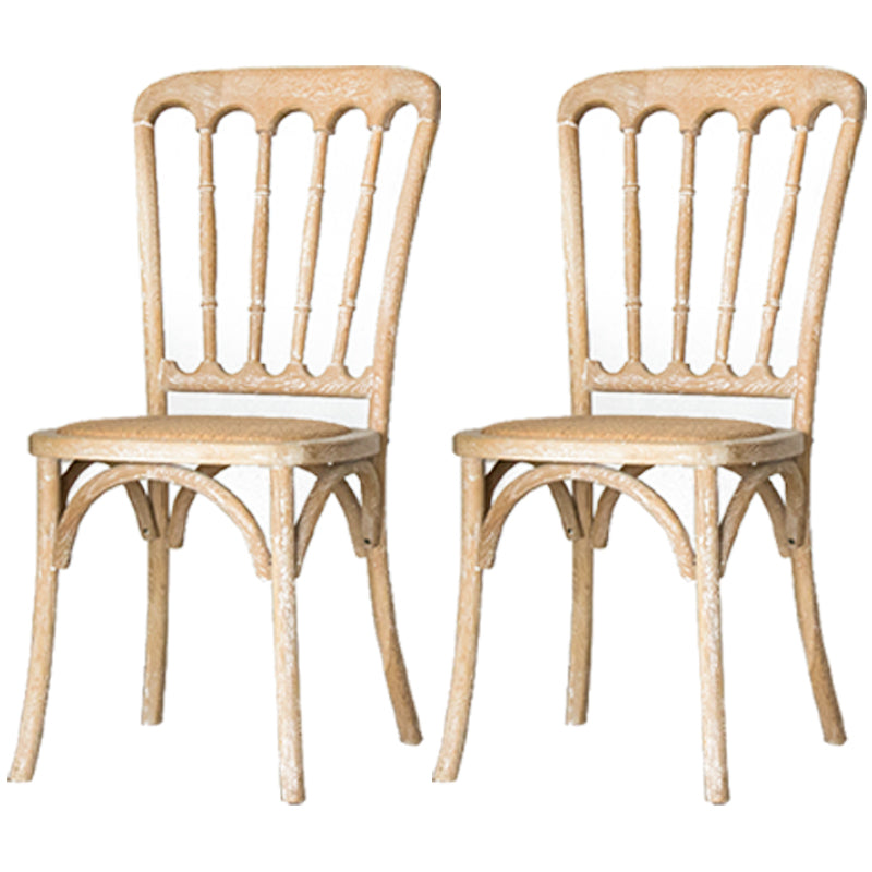 Solid Wood Traditional Dining Room Chairs Matte Finish Slat Back Chairs White 2 Piece Set Clearhalo ' kitchen&dining_furn' 'Dining Chairs' 'Dining Tables & Seating' 'dining_chair' 'furn' 'furn_dining_chair' 'Furniture' 'furniture_dining_chair' 'Kitchen & Dining Furniture' 'kitchen' 3484080