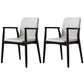 Contemporary Solid Back Kitchen Dining Arm Chair Solid Wood Dining Arm Chair Grey 2 Piece Set Black Clearhalo ' kitchen&dining_furn' 'Dining Chairs' 'Dining Tables & Seating' 'dining_chair' 'furn' 'furn_dining_chair' 'Furniture' 'furniture_dining_chair' 'Kitchen & Dining Furniture' 'kitchen' 3484103