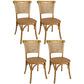 Solid Wood Country Style Dining Room Chair Matte Finish Cane Back Dining Chairs Wood 4 Piece Set Clearhalo ' kitchen&dining_furn' 'Dining Chairs' 'Dining Tables & Seating' 'dining_chair' 'furn' 'furn_dining_chair' 'Furniture' 'furniture_dining_chair' 'Kitchen & Dining Furniture' 'kitchen' 3484130