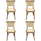 Solid Wood Country Style Dining Room Chair Matte Finish Cane Back Dining Chairs Natural 4 Piece Set Clearhalo ' kitchen&dining_furn' 'Dining Chairs' 'Dining Tables & Seating' 'dining_chair' 'furn' 'furn_dining_chair' 'Furniture' 'furniture_dining_chair' 'Kitchen & Dining Furniture' 'kitchen' 3484147