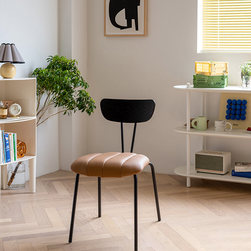 Nordic Style Solid Wood Dining Room Chair Open Back Dining Side Chair for Home Use Clearhalo ' kitchen&dining_furn' 'Dining Chairs' 'Dining Tables & Seating' 'dining_chair' 'furn' 'furn_dining_chair' 'Furniture' 'furniture_dining_chair' 'Kitchen & Dining Furniture' 'kitchen' 3484148