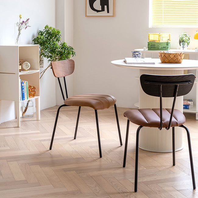 Nordic Style Solid Wood Dining Room Chair Open Back Dining Side Chair for Home Use Clearhalo ' kitchen&dining_furn' 'Dining Chairs' 'Dining Tables & Seating' 'dining_chair' 'furn' 'furn_dining_chair' 'Furniture' 'furniture_dining_chair' 'Kitchen & Dining Furniture' 'kitchen' 3484153