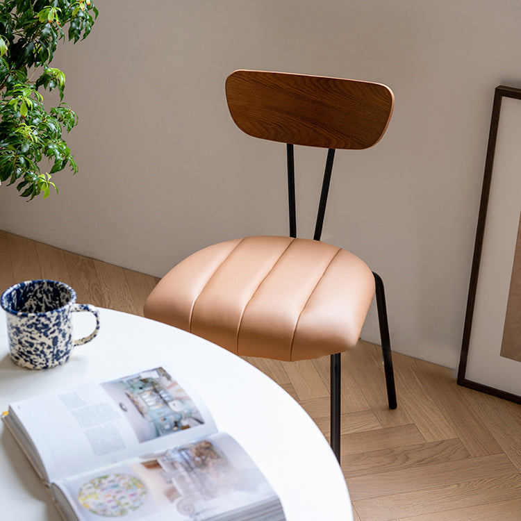 Nordic Style Solid Wood Dining Room Chair Open Back Dining Side Chair for Home Use Clearhalo ' kitchen&dining_furn' 'Dining Chairs' 'Dining Tables & Seating' 'dining_chair' 'furn' 'furn_dining_chair' 'Furniture' 'furniture_dining_chair' 'Kitchen & Dining Furniture' 'kitchen' 3484154