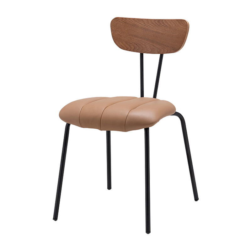 Nordic Style Solid Wood Dining Room Chair Open Back Dining Side Chair for Home Use Clearhalo ' kitchen&dining_furn' 'Dining Chairs' 'Dining Tables & Seating' 'dining_chair' 'furn' 'furn_dining_chair' 'Furniture' 'furniture_dining_chair' 'Kitchen & Dining Furniture' 'kitchen' 3484156