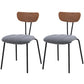 Nordic Style Solid Wood Dining Room Chair Open Back Dining Side Chair for Home Use Grey Brown 2 Piece Set Clearhalo ' kitchen&dining_furn' 'Dining Chairs' 'Dining Tables & Seating' 'dining_chair' 'furn' 'furn_dining_chair' 'Furniture' 'furniture_dining_chair' 'Kitchen & Dining Furniture' 'kitchen' 3484169