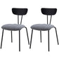 Nordic Style Solid Wood Dining Room Chair Open Back Dining Side Chair for Home Use Grey Black 2 Piece Set Clearhalo ' kitchen&dining_furn' 'Dining Chairs' 'Dining Tables & Seating' 'dining_chair' 'furn' 'furn_dining_chair' 'Furniture' 'furniture_dining_chair' 'Kitchen & Dining Furniture' 'kitchen' 3484172