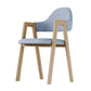 Nordic Fabric Dining Side Chair with Metal Base 33"H Open Back Dining Side Chair for Restaurant Blue 1 Piece Clearhalo ' kitchen&dining_furn' 'Dining Chairs' 'Dining Tables & Seating' 'dining_chair' 'furn' 'furn_dining_chair' 'Furniture' 'furniture_dining_chair' 'Kitchen & Dining Furniture' 'kitchen' 3484178