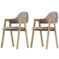 Nordic Fabric Dining Side Chair with Metal Base 33"H Open Back Dining Side Chair for Restaurant Coffee 2 Piece Set Clearhalo ' kitchen&dining_furn' 'Dining Chairs' 'Dining Tables & Seating' 'dining_chair' 'furn' 'furn_dining_chair' 'Furniture' 'furniture_dining_chair' 'Kitchen & Dining Furniture' 'kitchen' 3484212