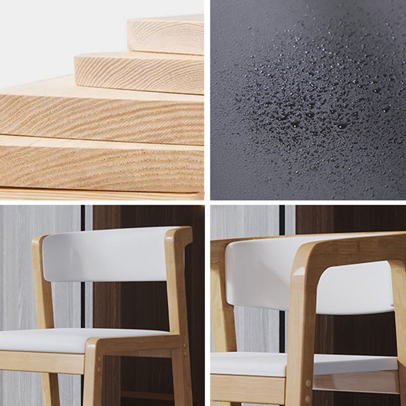 Wood Modern Dining Side Chair with Color Cushion Open Back Dining Side Chair for Kitchen Clearhalo ' kitchen&dining_furn' 'Dining Chairs' 'Dining Tables & Seating' 'dining_chair' 'furn' 'furn_dining_chair' 'Furniture' 'furniture_dining_chair' 'Kitchen & Dining Furniture' 'kitchen' 3484217