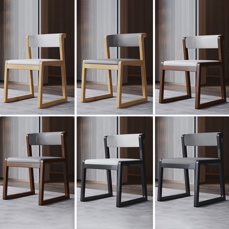 Wood Modern Dining Side Chair with Color Cushion Open Back Dining Side Chair for Kitchen Clearhalo ' kitchen&dining_furn' 'Dining Chairs' 'Dining Tables & Seating' 'dining_chair' 'furn' 'furn_dining_chair' 'Furniture' 'furniture_dining_chair' 'Kitchen & Dining Furniture' 'kitchen' 3484218